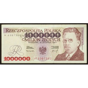 Poland, Republic, 1.000.000 Zlotych 1993