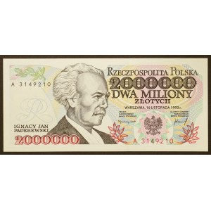 Poland, Republic, 2.000.000 Zlotych 1993
