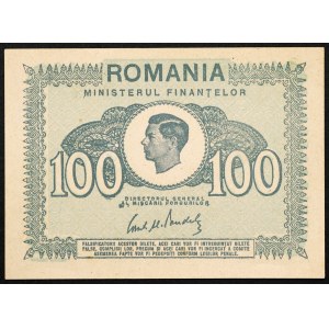 Romania, Kingdom, 100 Lei 1945