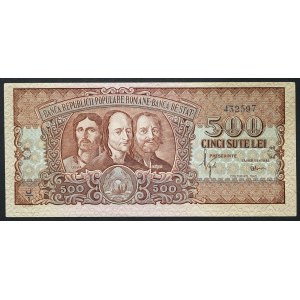 Romania, Republic, 500 Lei 1949