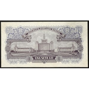 Rumänien, Republik, 100 Lei 1952