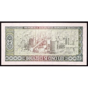 Romania, Republic, 25 Lei 1966