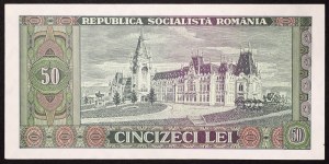 Romania, Republic, 50 Lei 1966