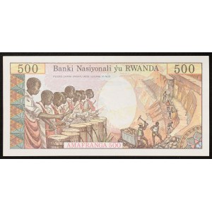 Rwanda, Republic, 500 Francs 01/01/1978