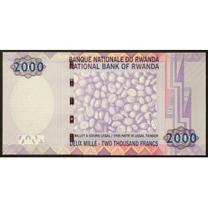 Ruanda, Republik, 2.000 Francs 31/10/2007