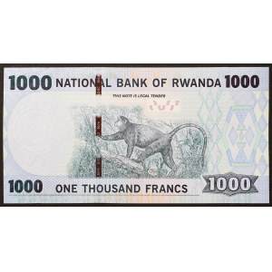Rwanda, Republic, 1.000 Francs 01/05/2015