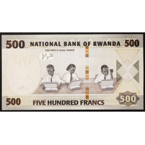 Rwanda, Republic, 500 Francs 01/02/2019