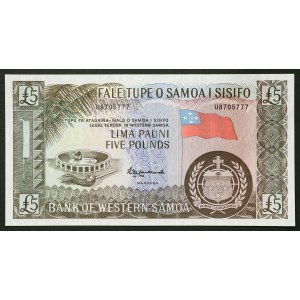 Samoa, Republic, 5 Pounds n.d. (2020)