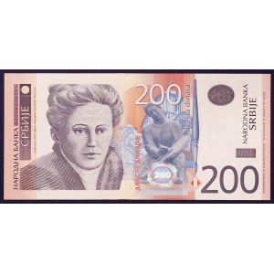 Serbia, Republic, 200 Dinara 2011