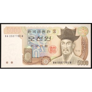 South Korea, Republic, 5.000 Won n.d. (1983)
