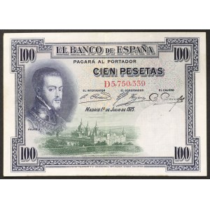 Spain, Kingdom, 100 Pesetas 01/07/1925