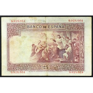 Spain, Kingdom, 25 Pesetas 12/10/1926