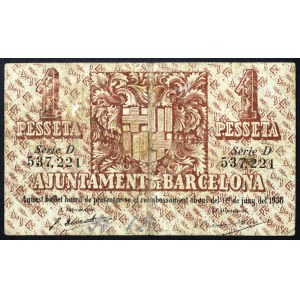 Spanien, Republik, 1 Pesseta 13/05/1937