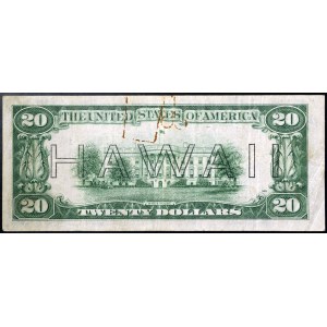 États-Unis, 20 dollars 1934 A Hawaï