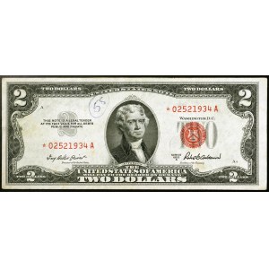 Vereinigte Staaten, 2 Dollars RED STAR 1953 A