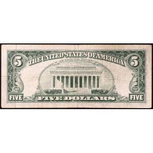 United States, 5 Dollars RED STAR 1963