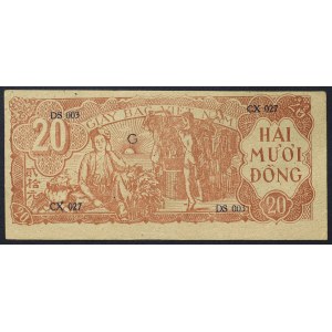 North Vietnam, First northern đồng, 20 Dong n.d. (1948)