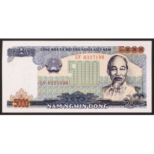 Vietnam, Socialist Republic, 5.000 Dong 1987