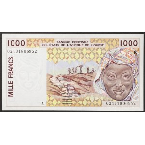 West African States, Federation, Senegal K, 1.000 Francs n.d. (2002)
