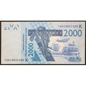 West African States, Federation, Senegal K, 2.000 Francs 2003