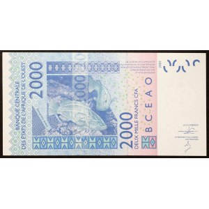 West African States, Federation, Senegal K, 2.000 Francs 2003
