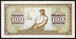 Yugoslavia, Democratic Federal, 100 Dinara 1946