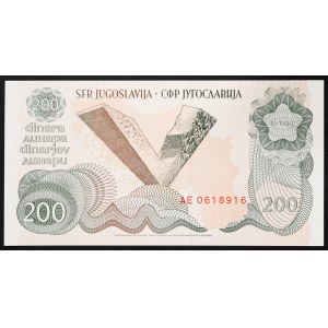 Yugoslavia, Socialist Federal Republic, 200 Dinara 1990