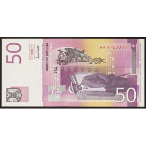 Yugoslavia, Federal Republic, 50 Dinara 2000