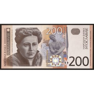 Yugoslavia, Federal Republic, 200 Dinara 2001