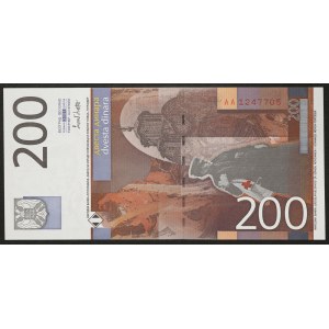 Yugoslavia, Federal Republic, 200 Dinara 2001