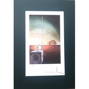Salvadore Dali (1904-1989), Lewitujący kubek mocca z niewytłumaczalnym pięciometrowym dodatkiem