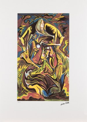 Jackson Pollock (1912-1956), Kompozycja z kobietą