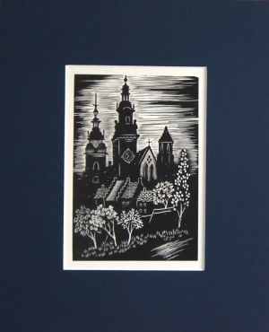 Stefania Dretler-Flin (1909-1994), Katedra z cyklu Piękny Kraków