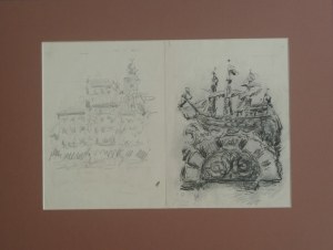 Tadeusz Cieślewski-ojciec (1870-1956), Warszawa, szkice plus 