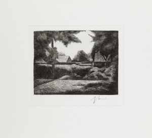 Jerzy Mierzejewski (1917-2012), W ogrodzie, 1968