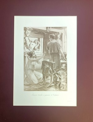 Jan Styka (1858 - 1925), Eunica opadła na kolana i błaga...,1901