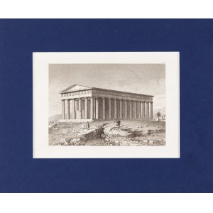 Carl MERKER (1817-1897), Hefajstejon pod Akropolem, Ateny, 1856