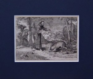 Adrian Głębocki (1833-1905), Legenda o św. Franciszku,1880