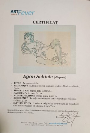 Egon Schiele (1890-1918), Prowokatorka, 1978 (1918)