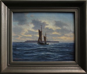 Waldemar Schlichting, Kuter na morzu
