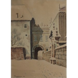 Marian Szczerbinski, Vasa Gate at Wawel Castle, 1938