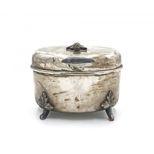 Sugar bowl with tulip(Warsaw, ca1920)
