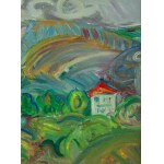 Maurice Blond (1899 Łódź - 1974 Clamart we Francji), Pejzaż z Céret