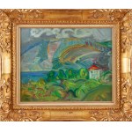 Maurice Blond (1899 Łódź - 1974 Clamart we Francji), Pejzaż z Céret