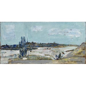 Joseph Pressmane (1904 Beresteczko, Ukraina - 1967 Paryż), Zamarznięta Loara w Orleanie, 1959