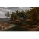 Adam Malinowski (1829 Lublin - 1892 Warsaw), Polish Landscape, 1863