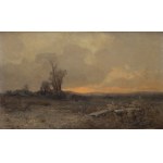 Zygmunt Sidorowicz (1846 Lwów - 1881 Wiedeń), Krajobraz jesienny, 1881