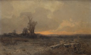 Zygmunt Sidorowicz (1846 Lwów - 1881 Wiedeń), Krajobraz jesienny, 1881