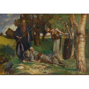 Antoni Piotrowski (1853 Nietulisko Duże near Kunów - 1924 Warsaw), Legionary glory bow to you for bravery and courage ..., 1919