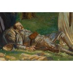 Antoni Piotrowski (1853 Nietulisko Duże near Kunów - 1924 Warsaw), Legionary glory bow to you for bravery and courage ..., 1919